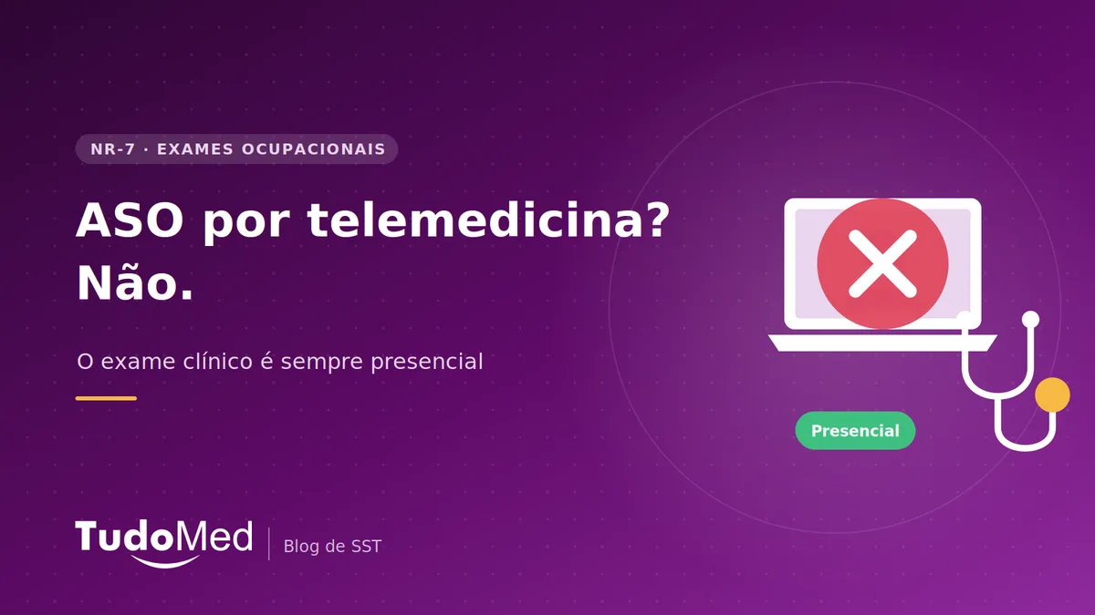 Capa: ASO por telemedicina? Não.