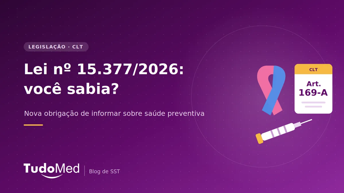Capa: Lei nº 15.377/2026, você sabia?
